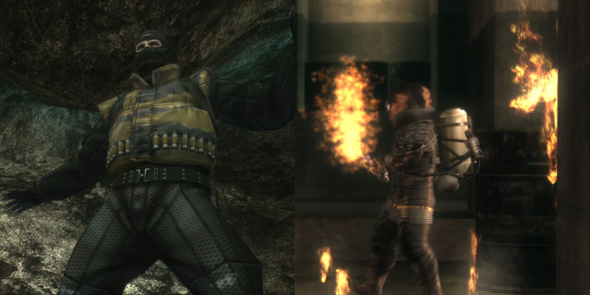 The Pain and The Fury split image Metal Gear Solid 3
