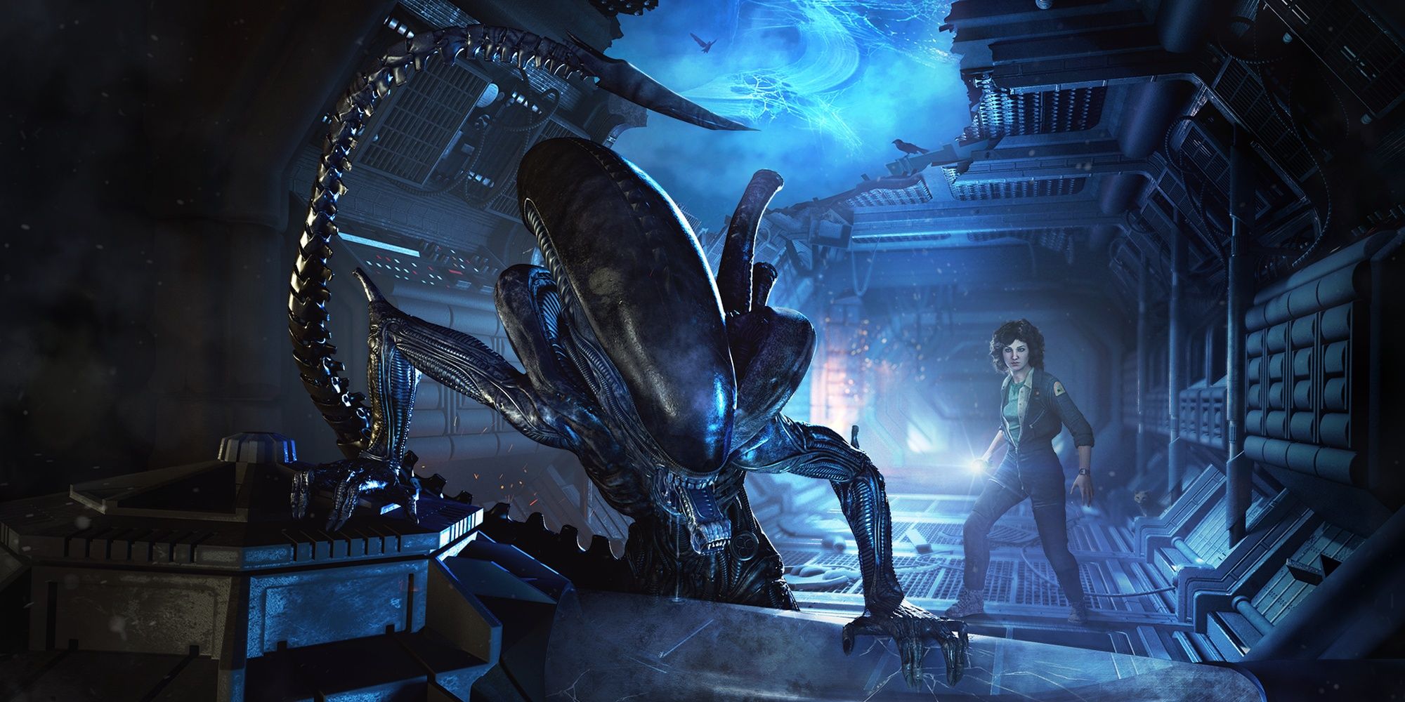 Dead By Daylight: The Xenomorph Surprising Ripley In Promo Art Of The Game