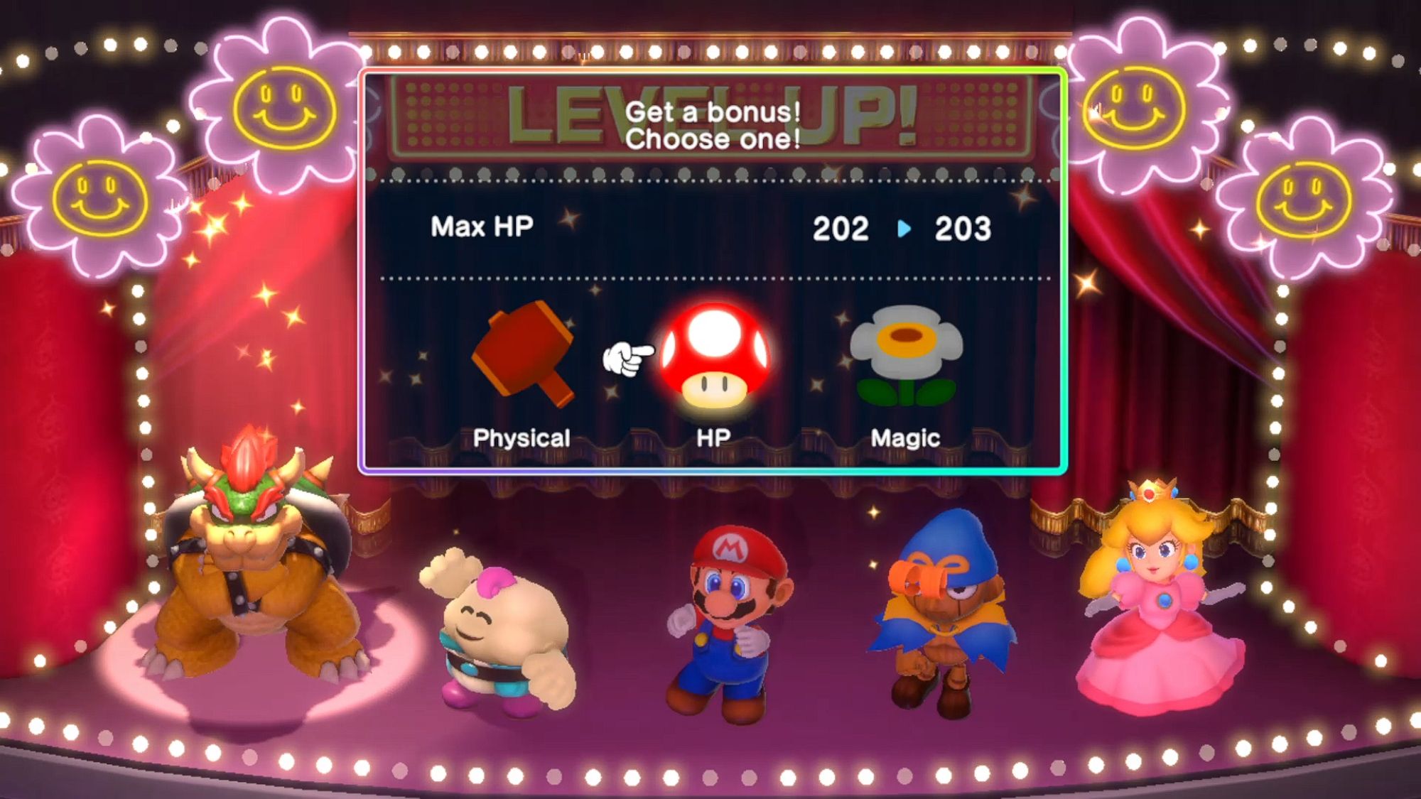 Super Mario RPG Bowser Getting a Level Up Bonus
