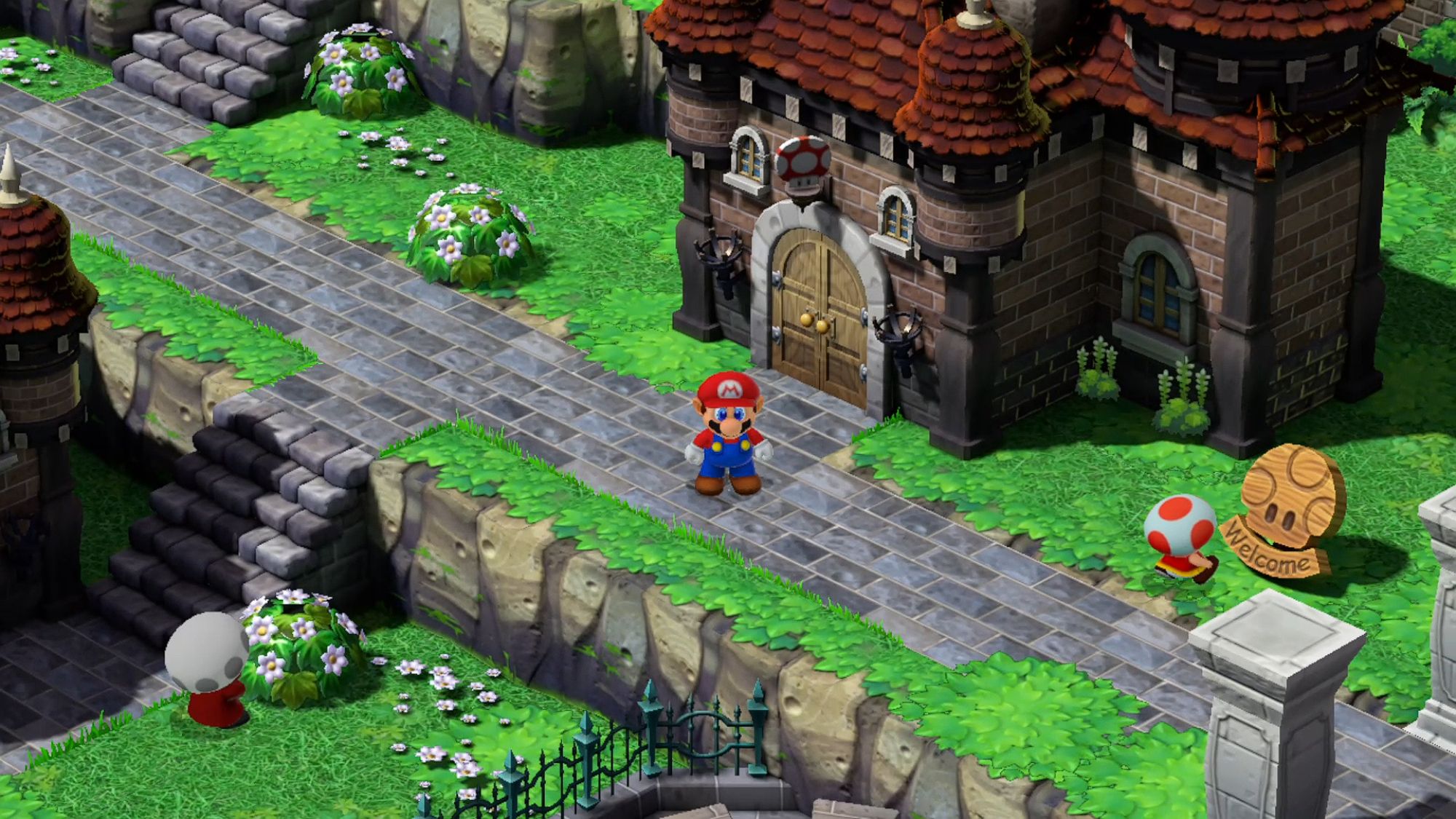 Super Mario RPG Mario Reaching The Mushroom Kingdom Shop