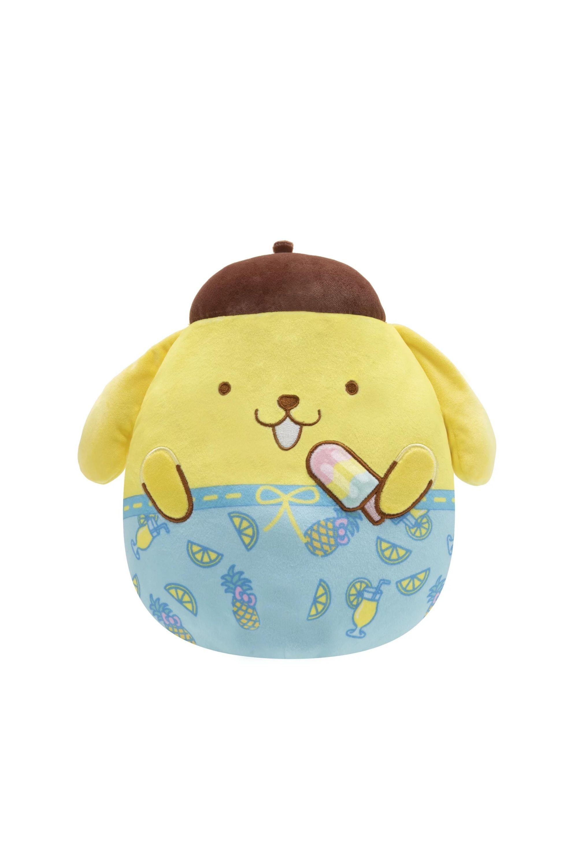 بهترین مخمل های پومپوپورین 4 Squishmallow 10 اینچی Pompompurin Beach