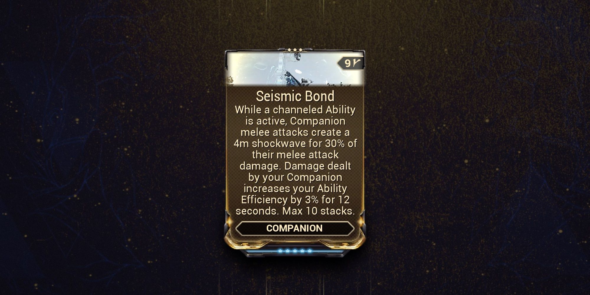Warframe Seismic Bond Mod