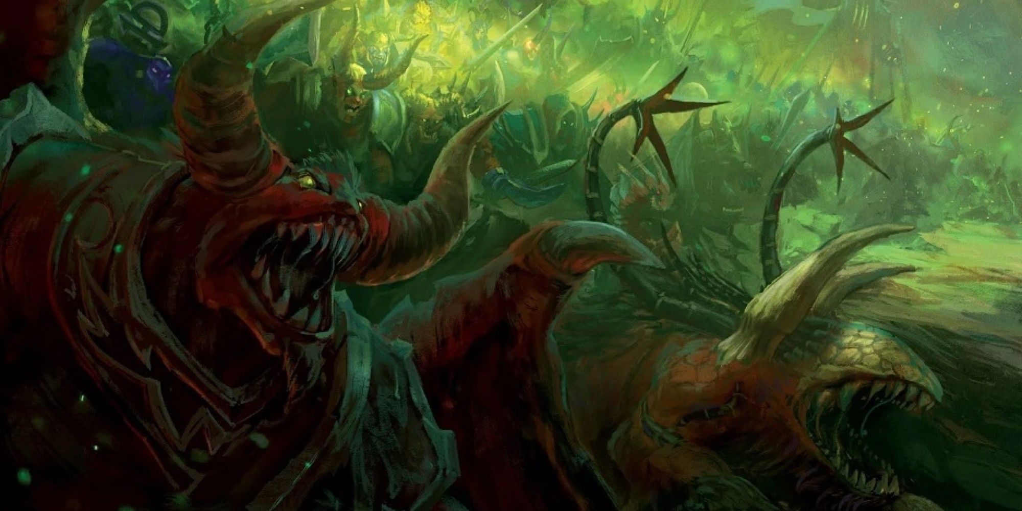 World of Warcraft image showing the demonic forces of the burning legion