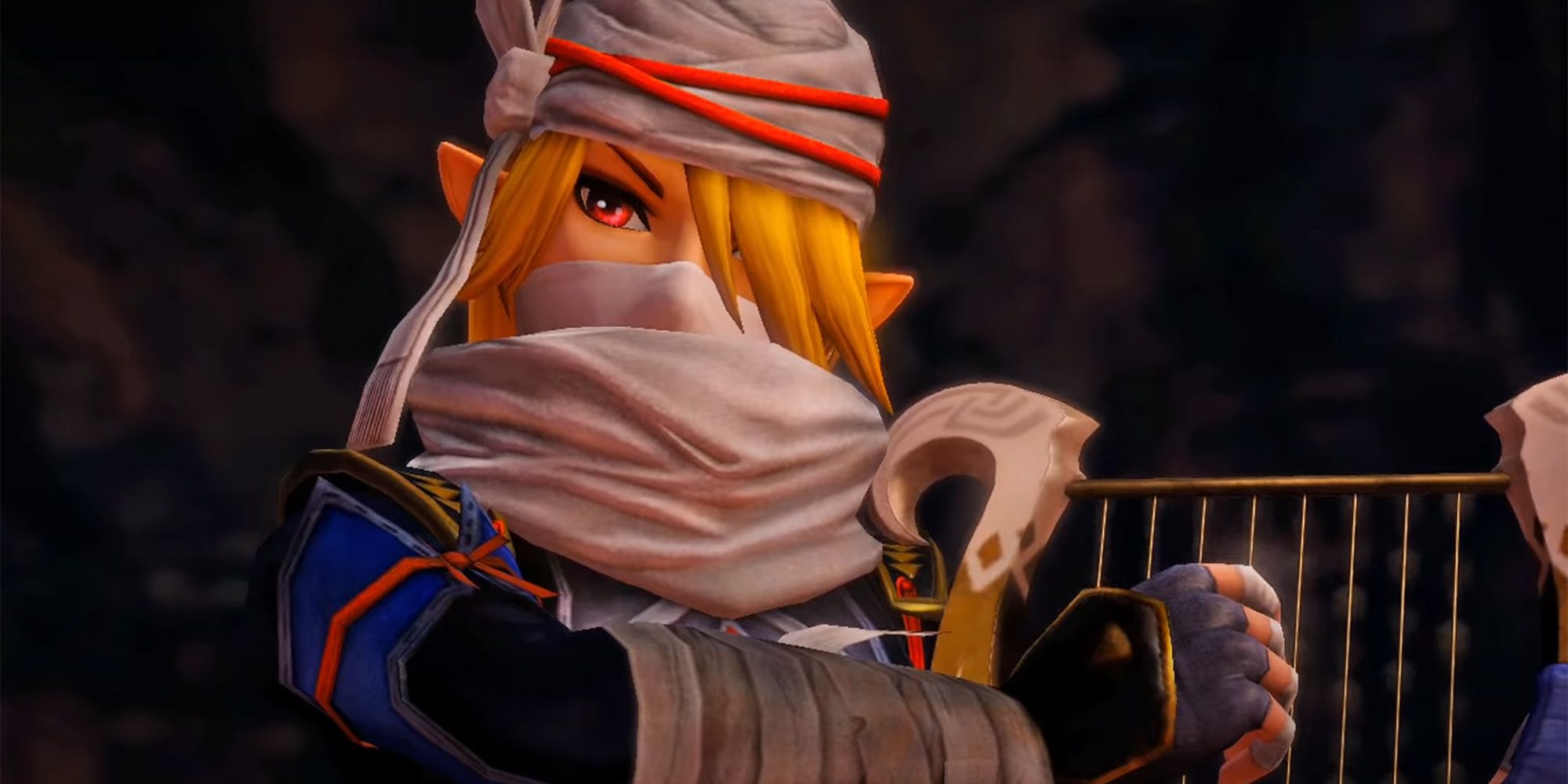 Hyrule Warriors - Shiek playing the lyre