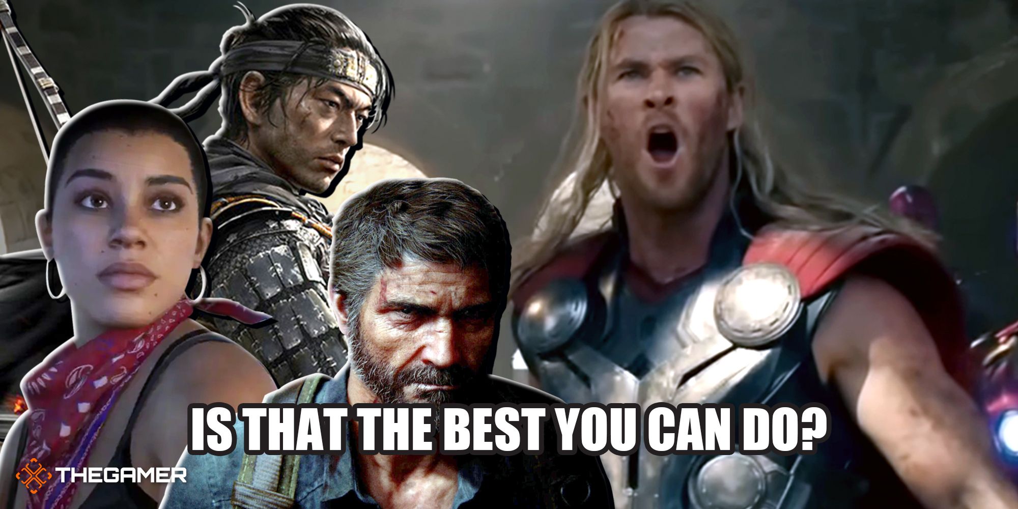 Thor Is That The Best You Can Do Meme With TLOU's Joel, GTA 6's Lucia, and GoT's Jin