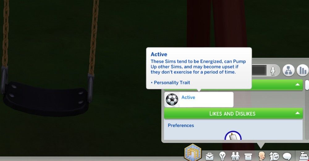 a child sim with the active trait the sims 4 motor skills