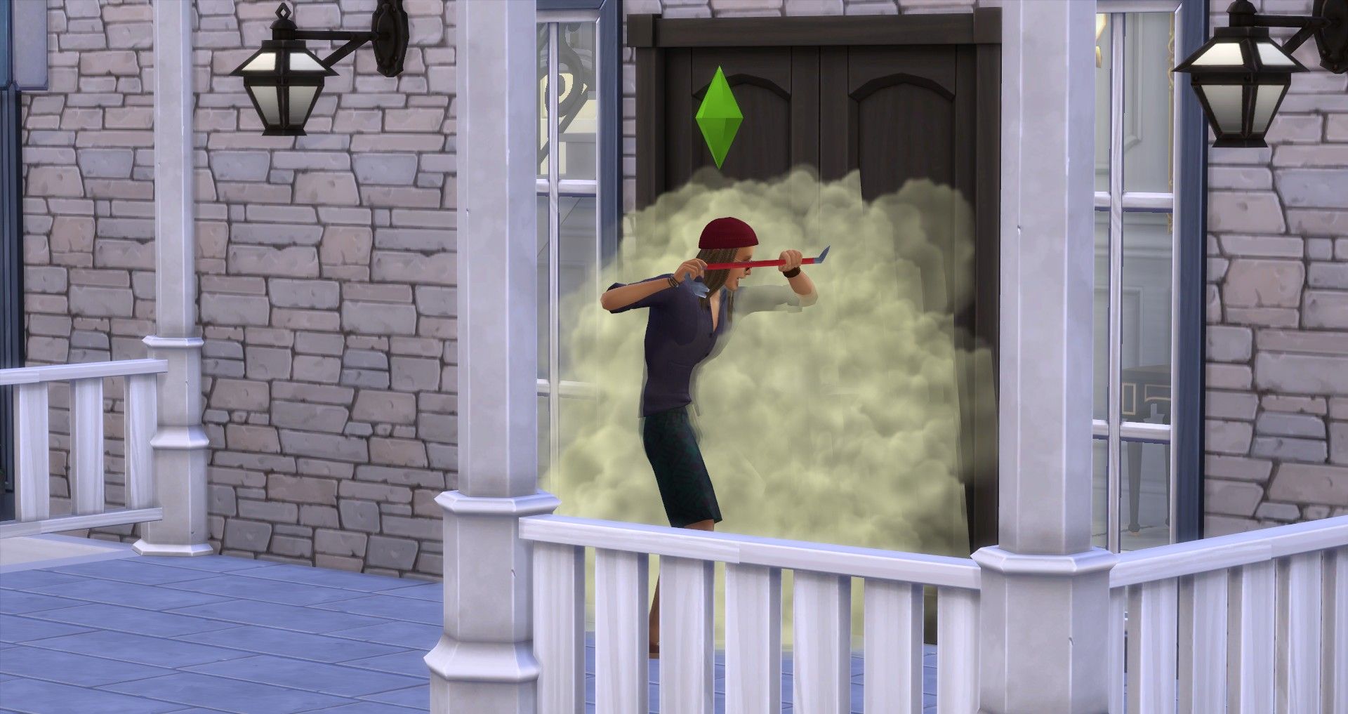 a sim delightfully breaking into judith ward's house with a crowbar the sims 4 for rent break in seeker of secrets