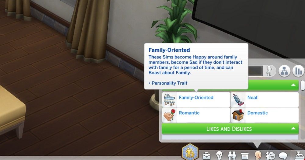 a sim with the family oriented trait the sims 4