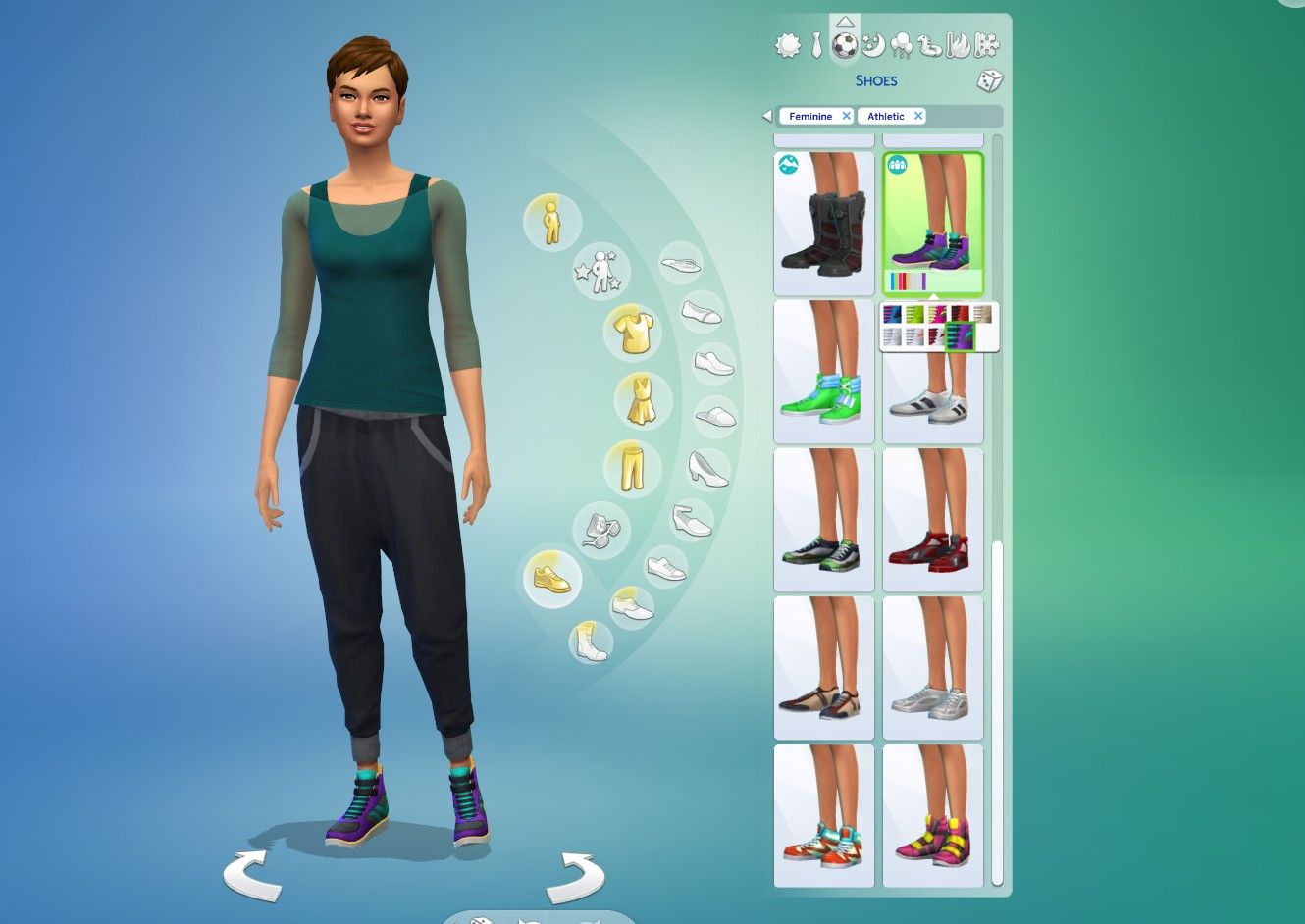 un sim con scarpe da ballo di livello 5 sbloccate in quanto The Sims 4 acquisisce abilità di ballo