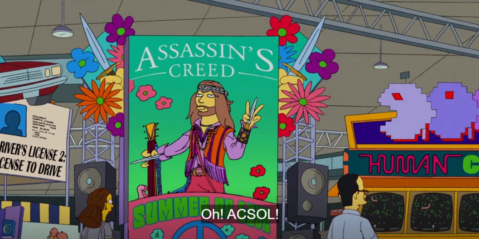 ACSOL Advertisment At A Gaming Convention