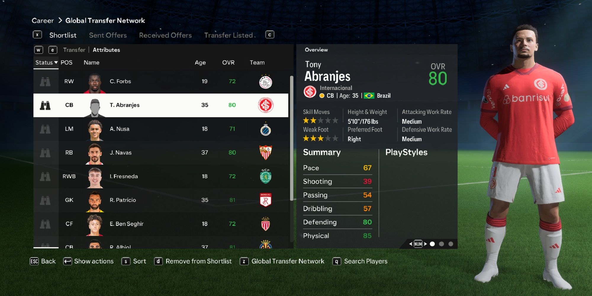 Ein Bild von Tony Abranjes in EA Sports FC 24