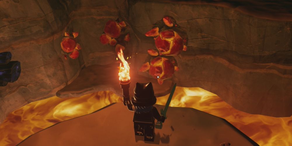 Lego Fortnite: Brightcore in the caves