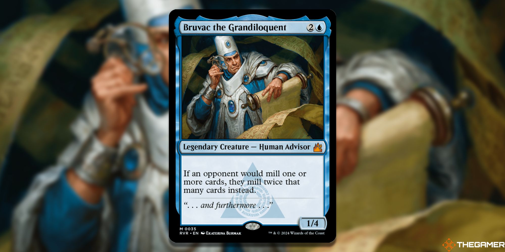 MTG: Bruvac the Grandiloquent card