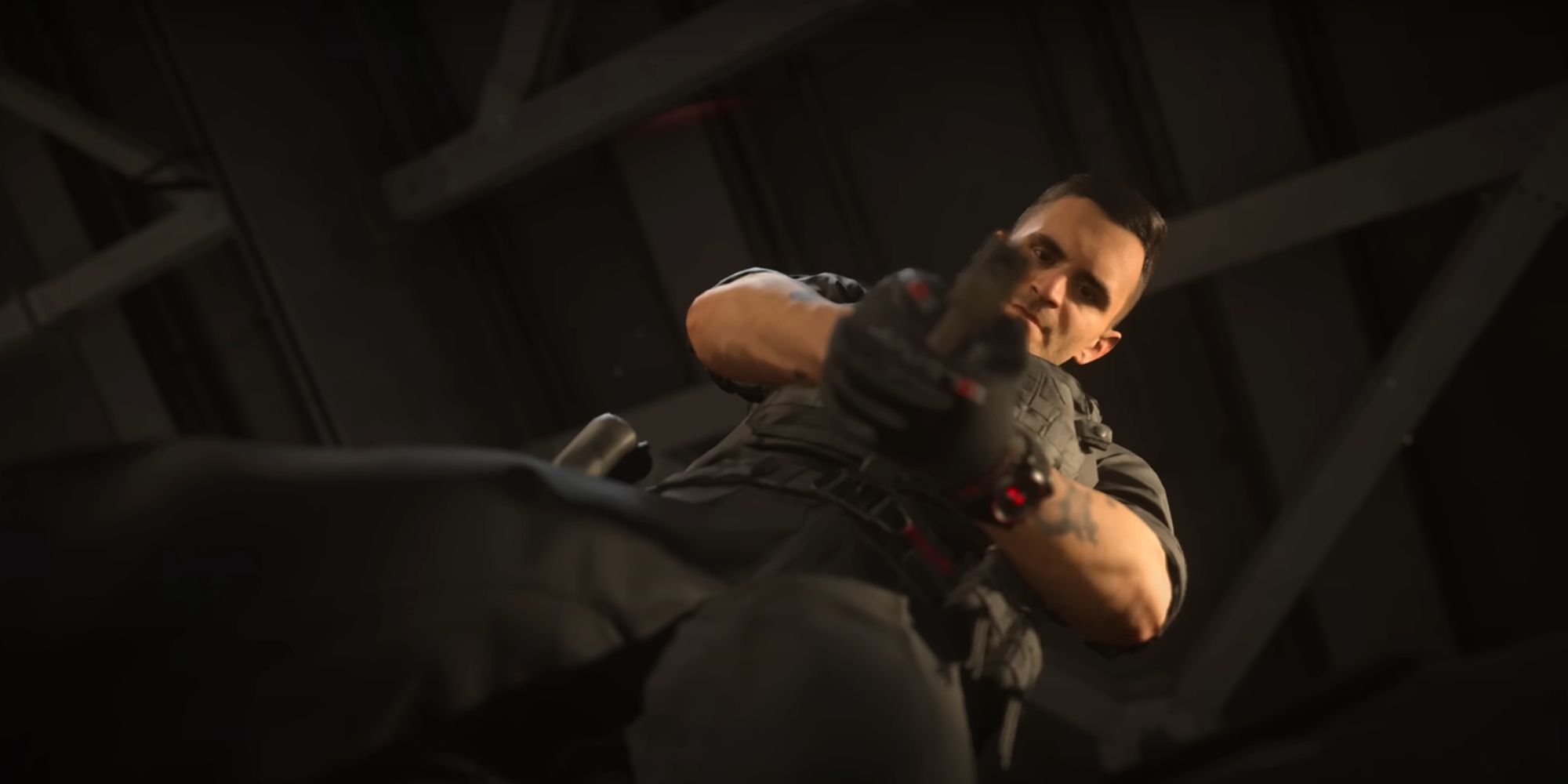 Call Of Duty Modern Warfare 3 Screenshot Of Makarov Pointing Gun At Screen