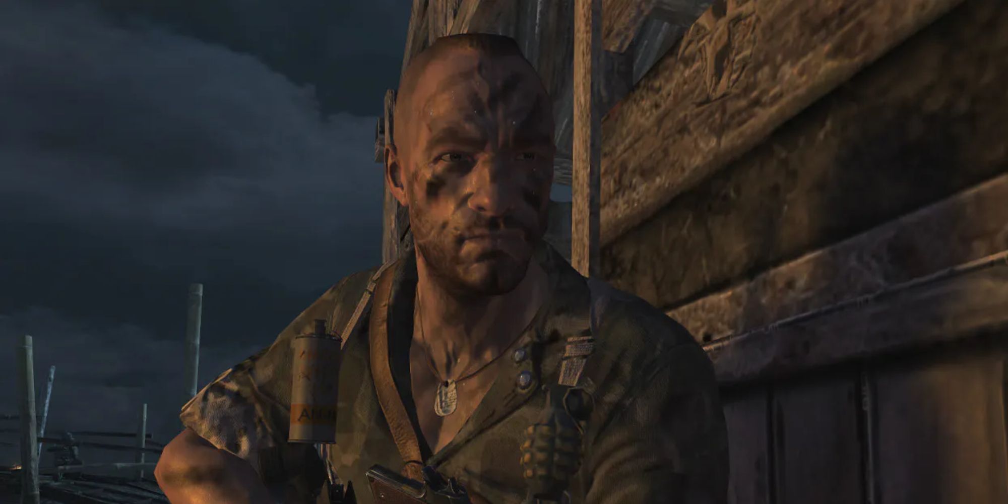 Call Of Duty World At War Screenshot Of A Close Up Of Sgt Roebuck