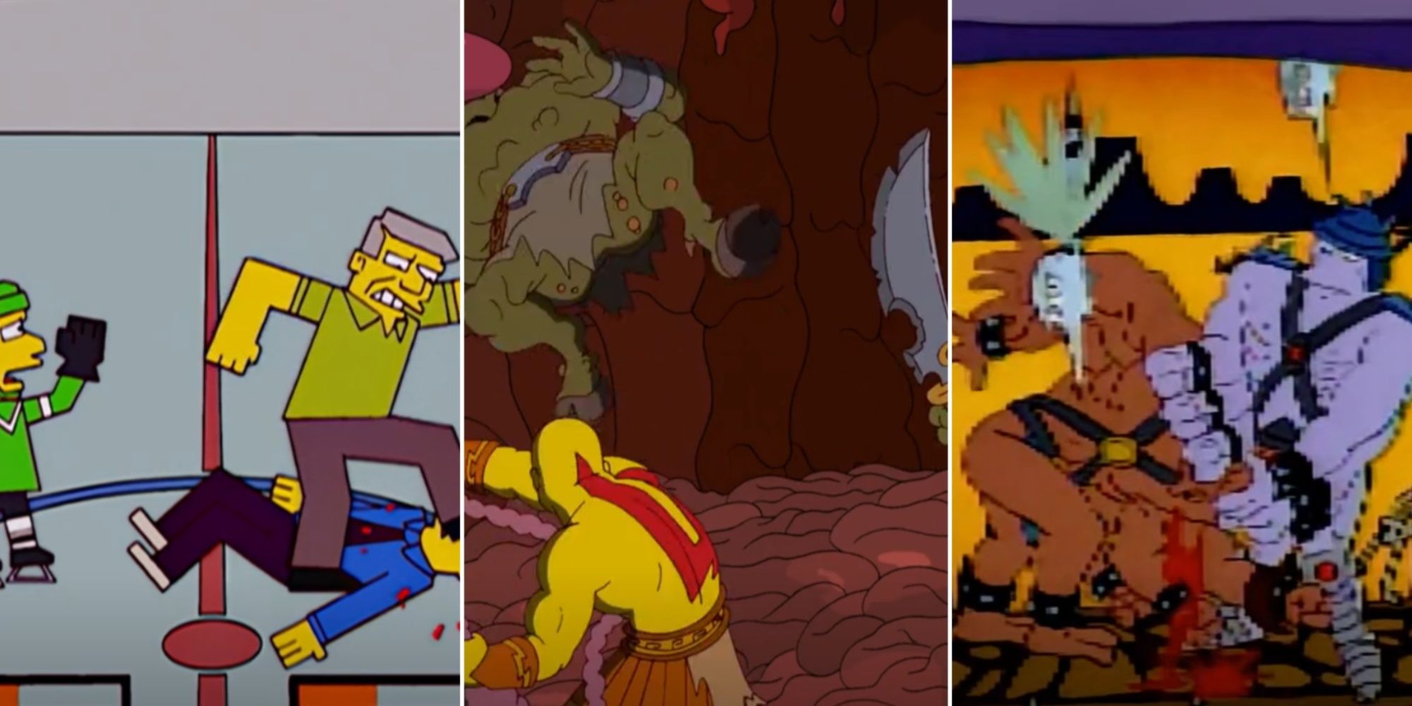 Collage of Fake Simpsons Games