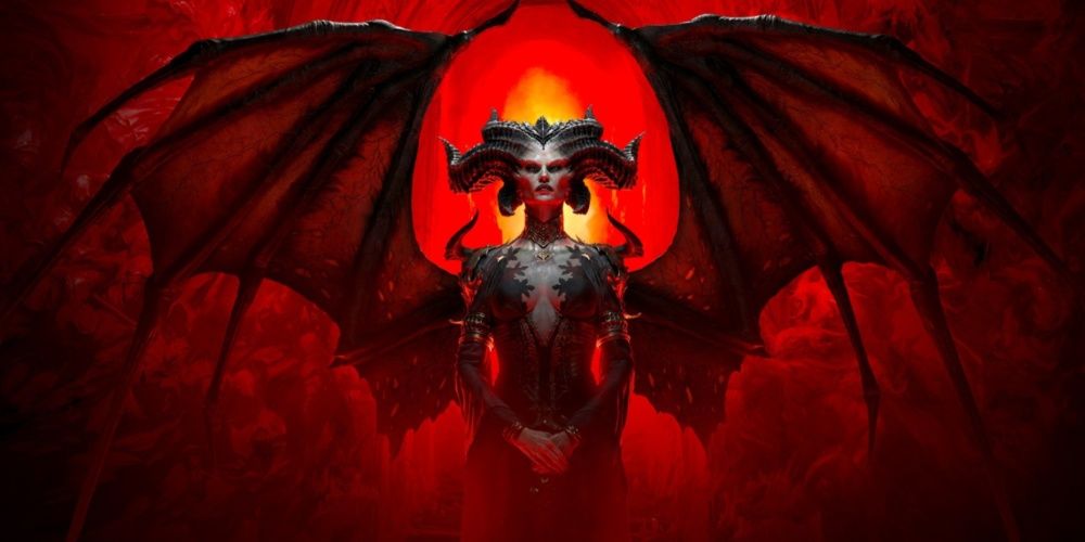 Diablo 4 devil winged lead character