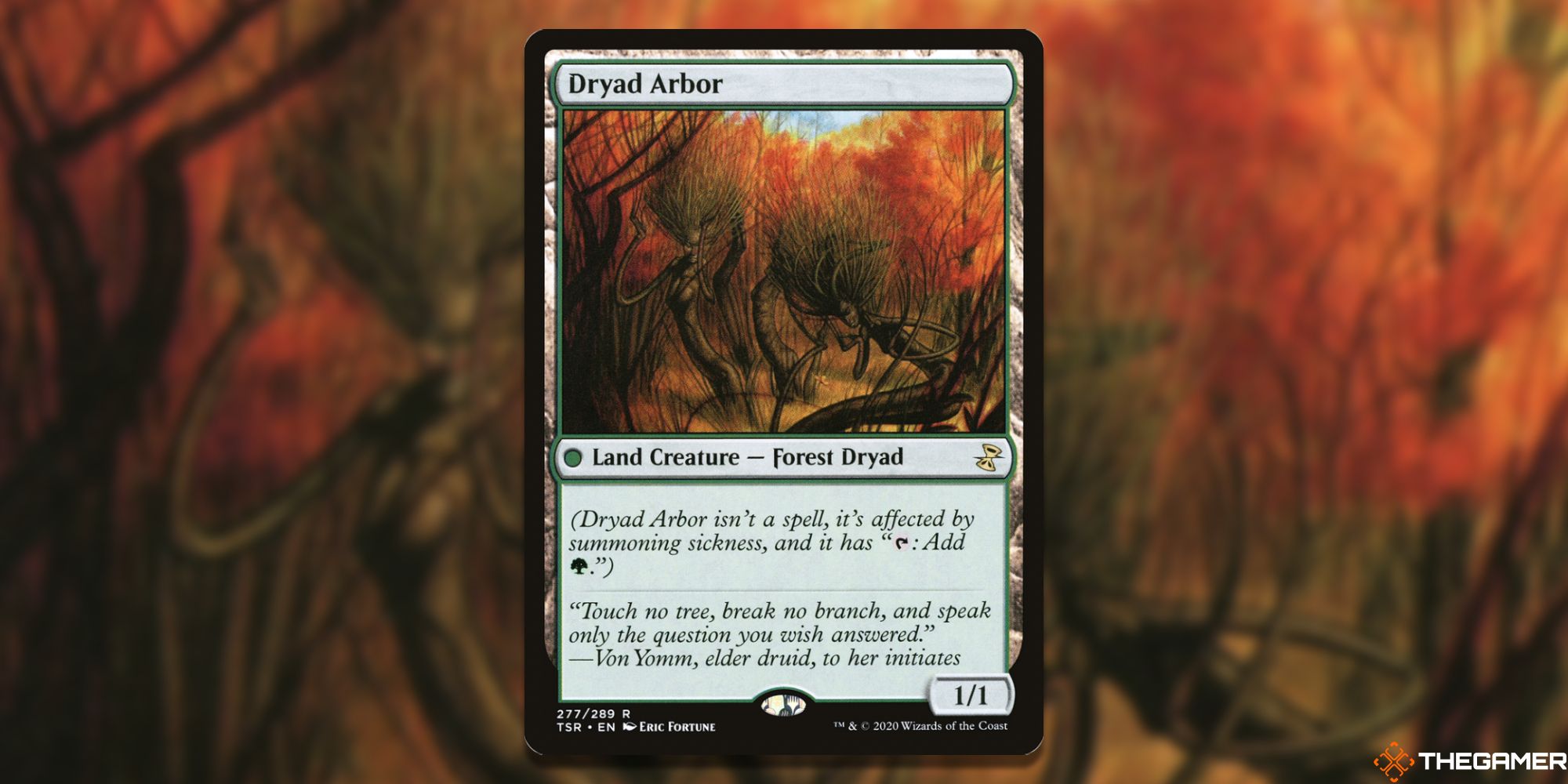 MTG: Dryad Arbor card