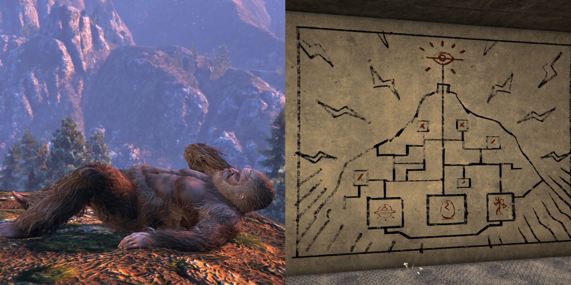 Fake bigfoot and the Mount Chiliad Mystery in Grand Theft Auto 5