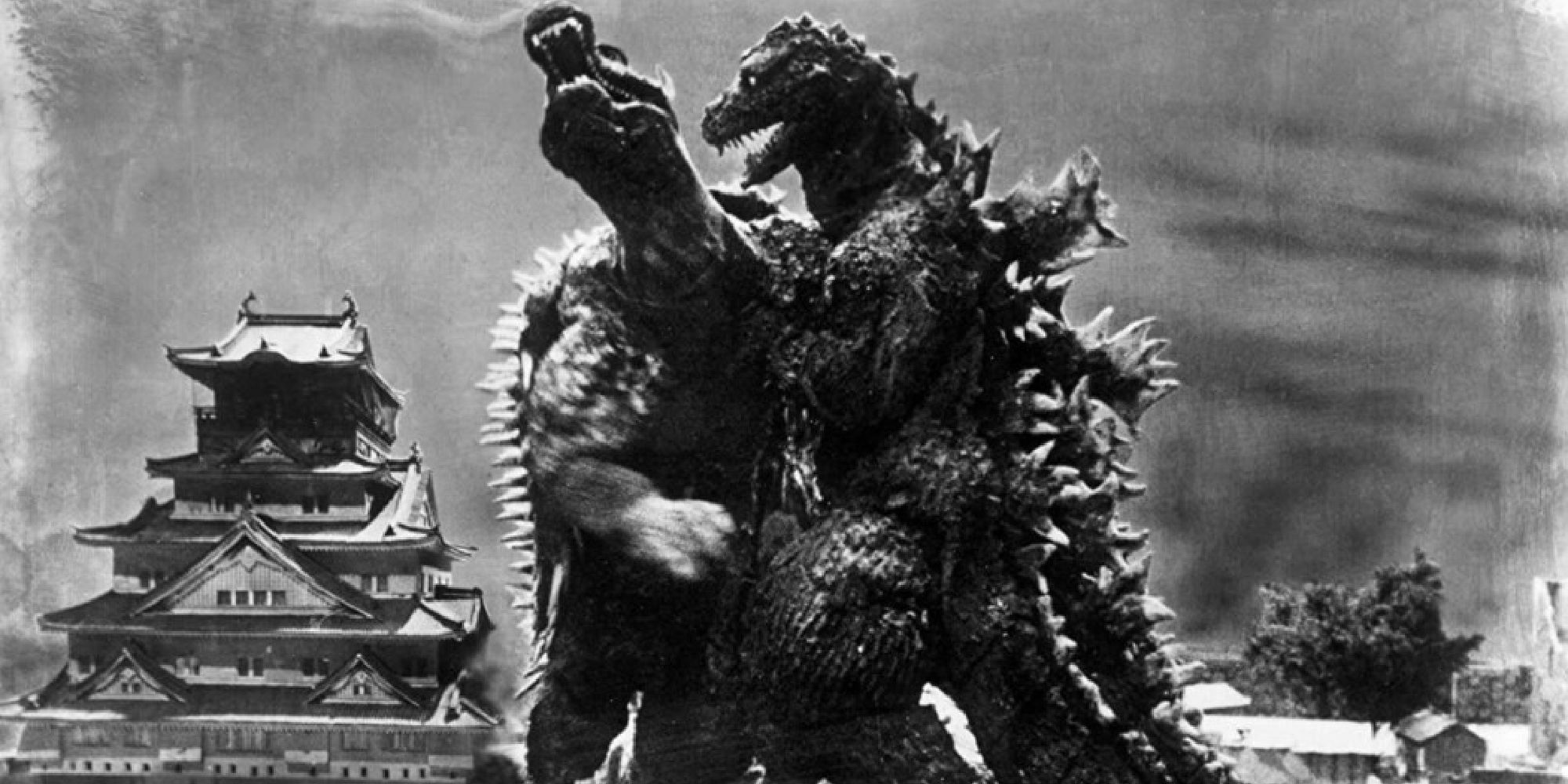 godzilla fights anguirus  in Godzilla Raids Again