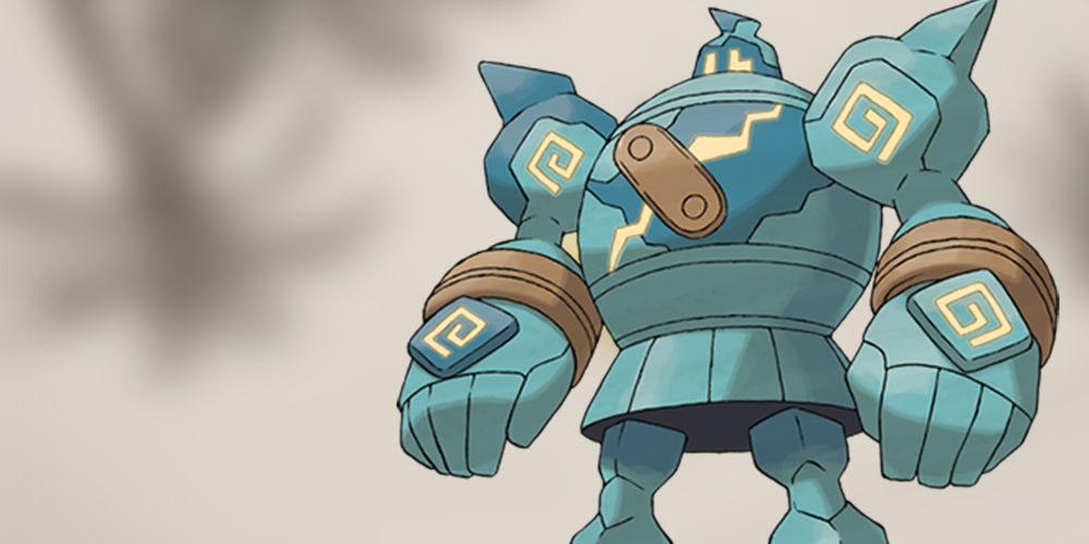 Golurk is pictured, who Deserves A Pokemon Concierge Style Vacation