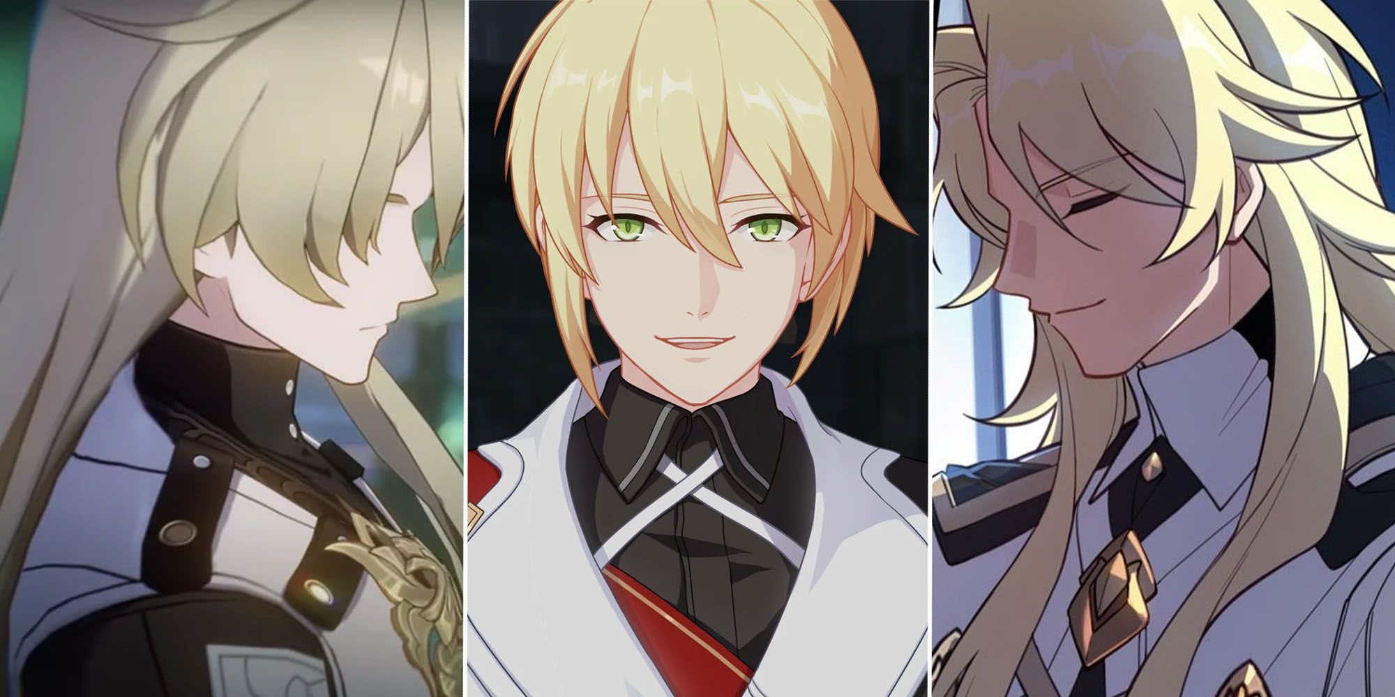 Side by side comparison of Luocha, Otto, and Void Archives from the Honkai series