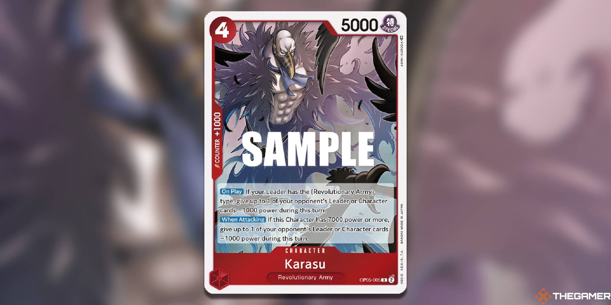 Karasu op-05 einteiliges Kartenspiel