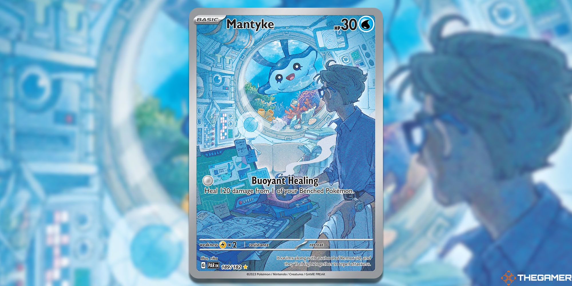 Mantyke · Paradox Rift (PAR) #189 pokemon tcg card