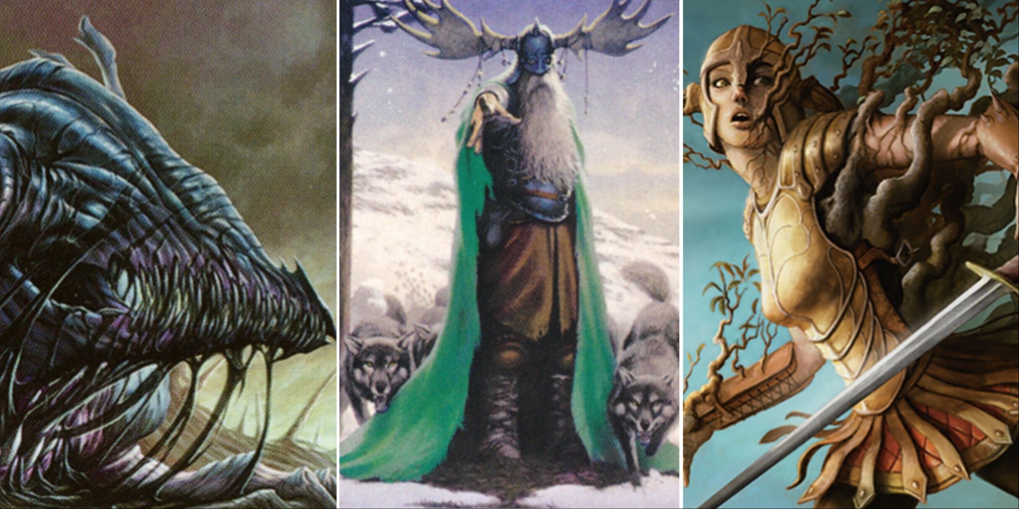 MTG - Beast Within + Master of the Wild Hunt + Song of the Dryads