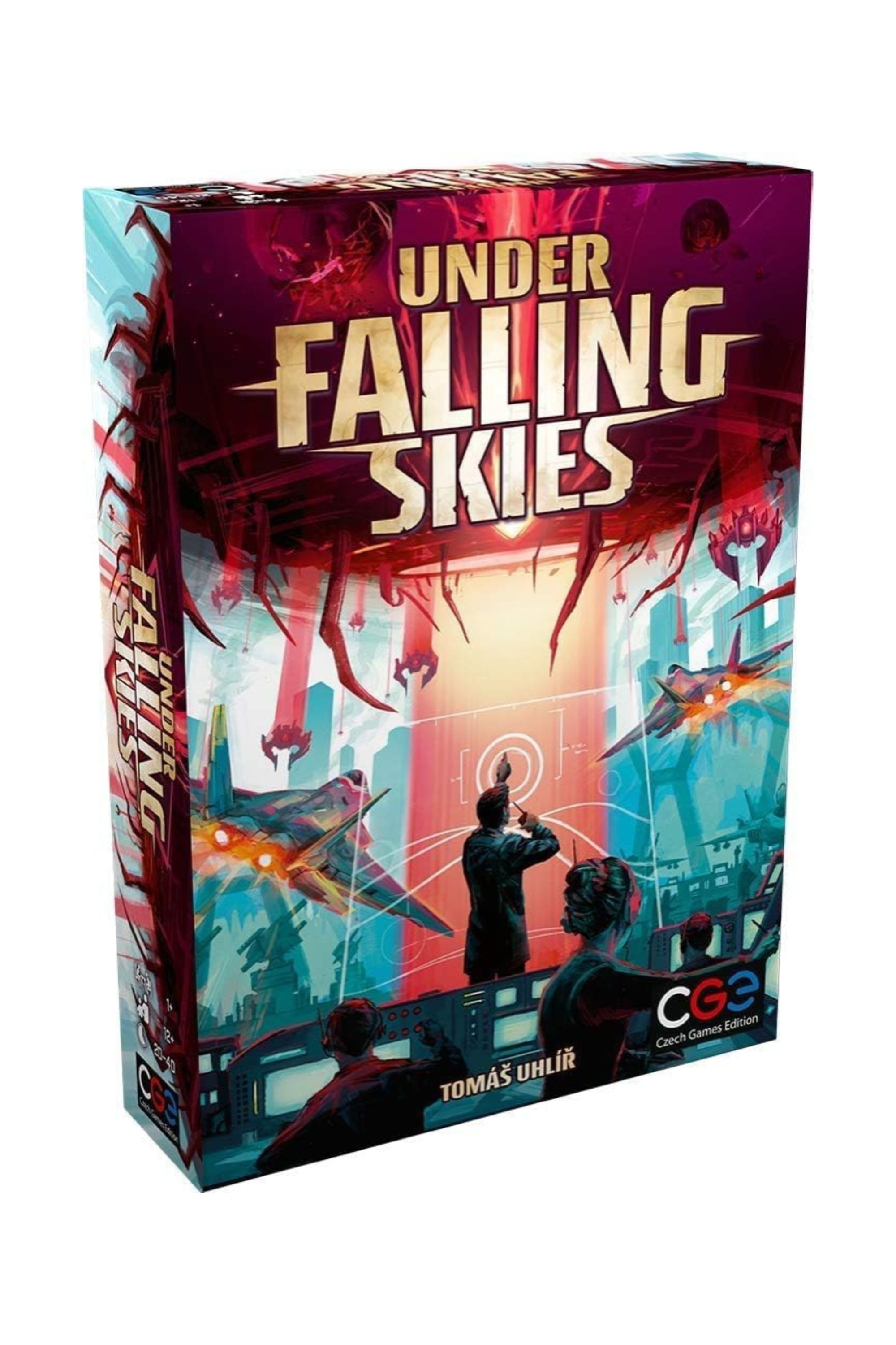 Under Falling Skies board game box