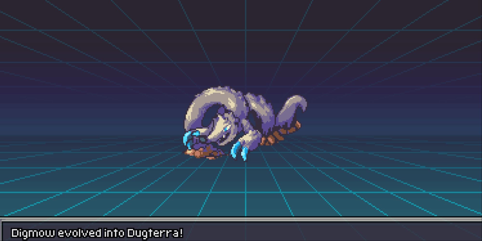 The Coromon Dugterra, evolved from Digmow.