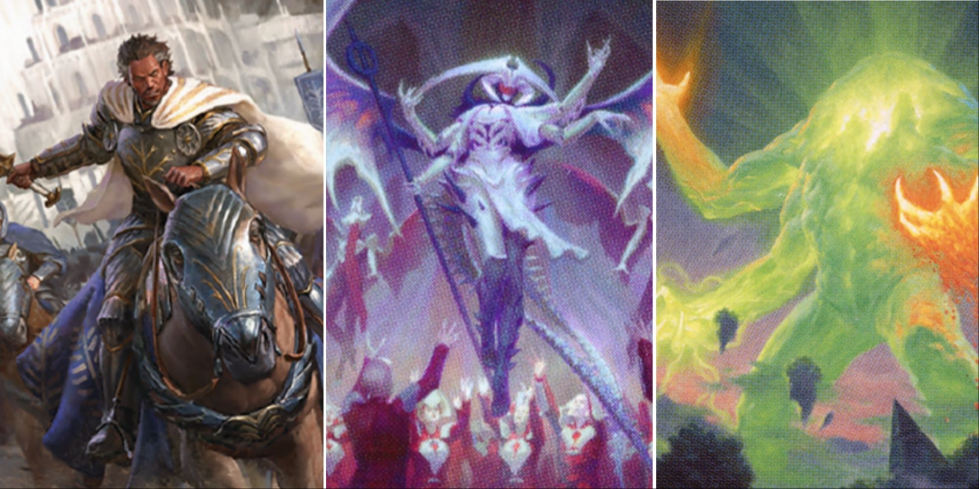 MTG - Aragorn, the Uniter + Atraxa, Grand Unifier + Omnath, Locus of Creation