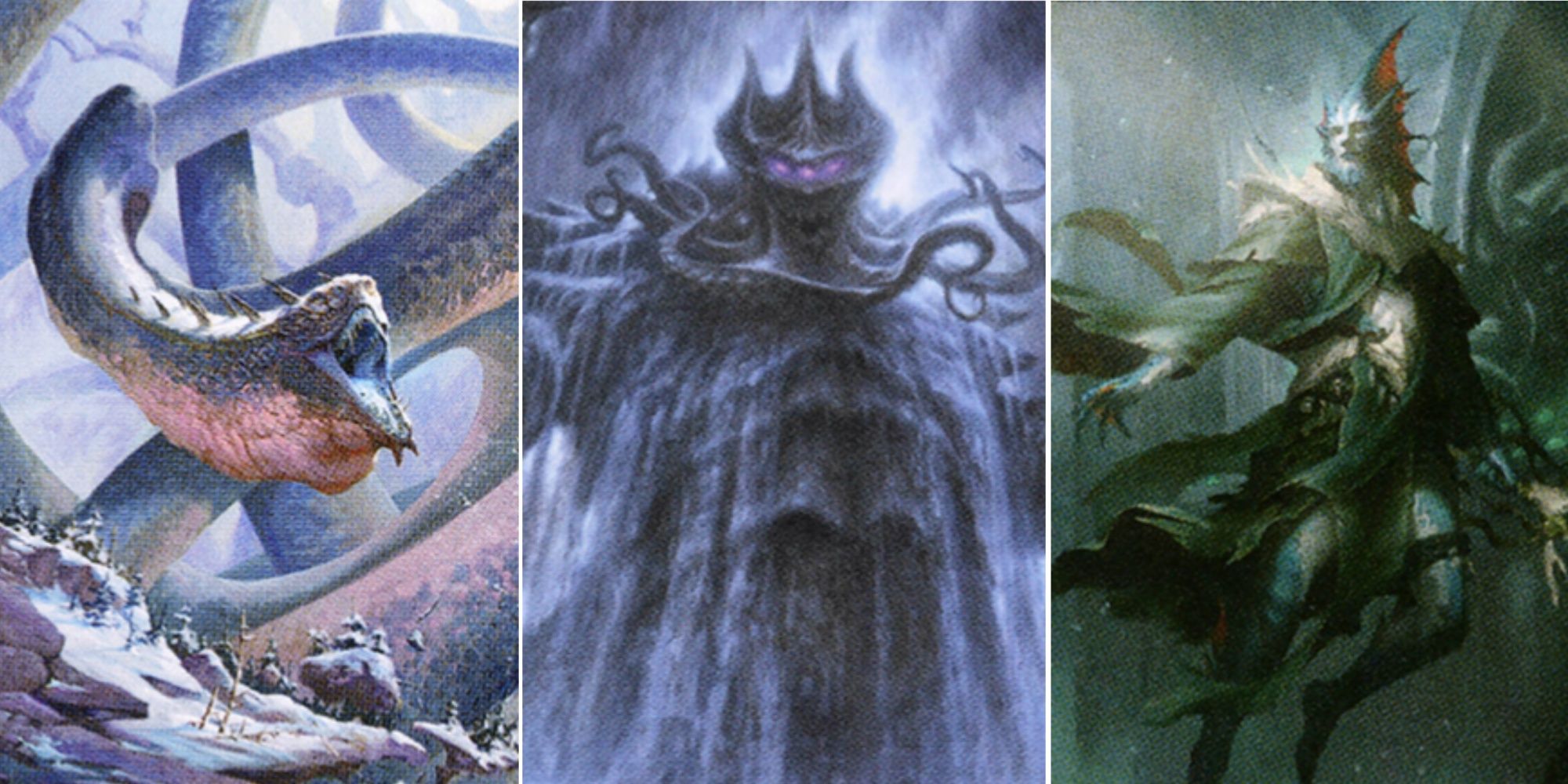 MTG - Koma, Cosmos Serpent + Krotuss, Lord of the Deep + Kenessos, Priest of Thassa