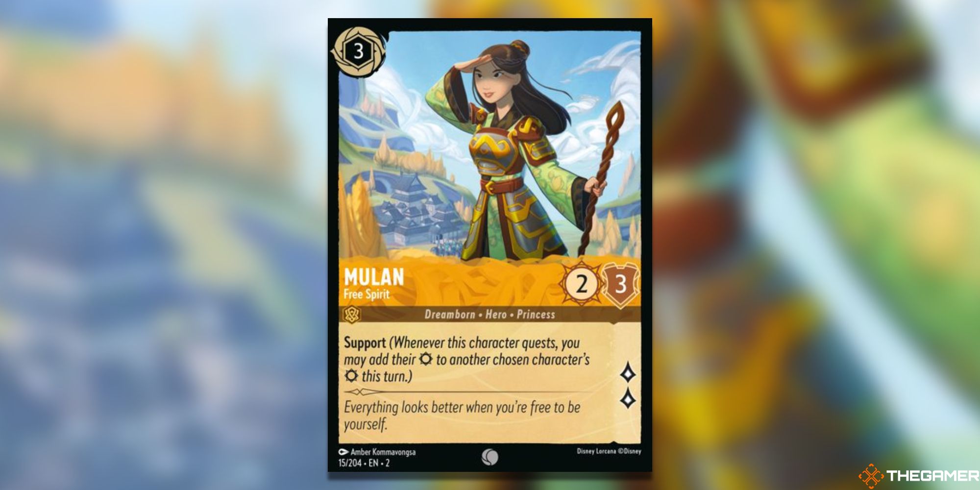Mulan, Free Spirit Card-1