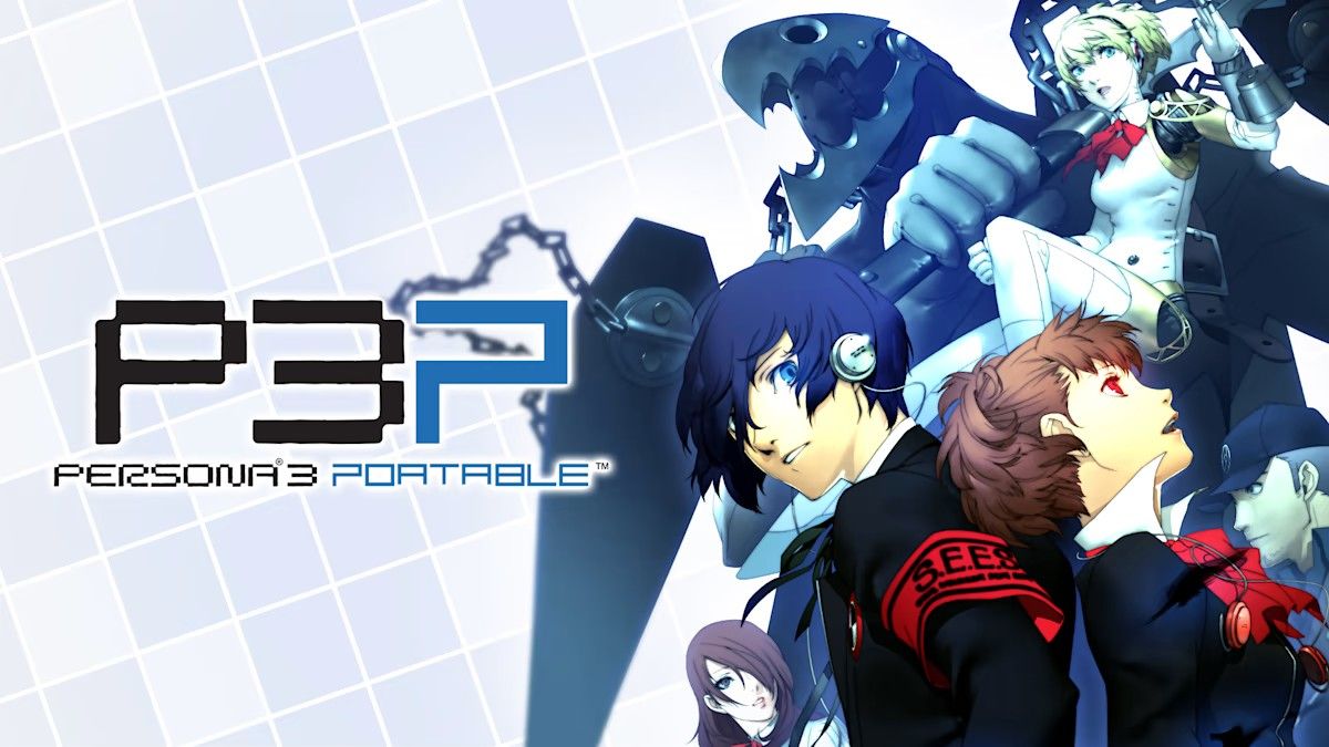 persona 3 portable art with both protagonists and orpheus