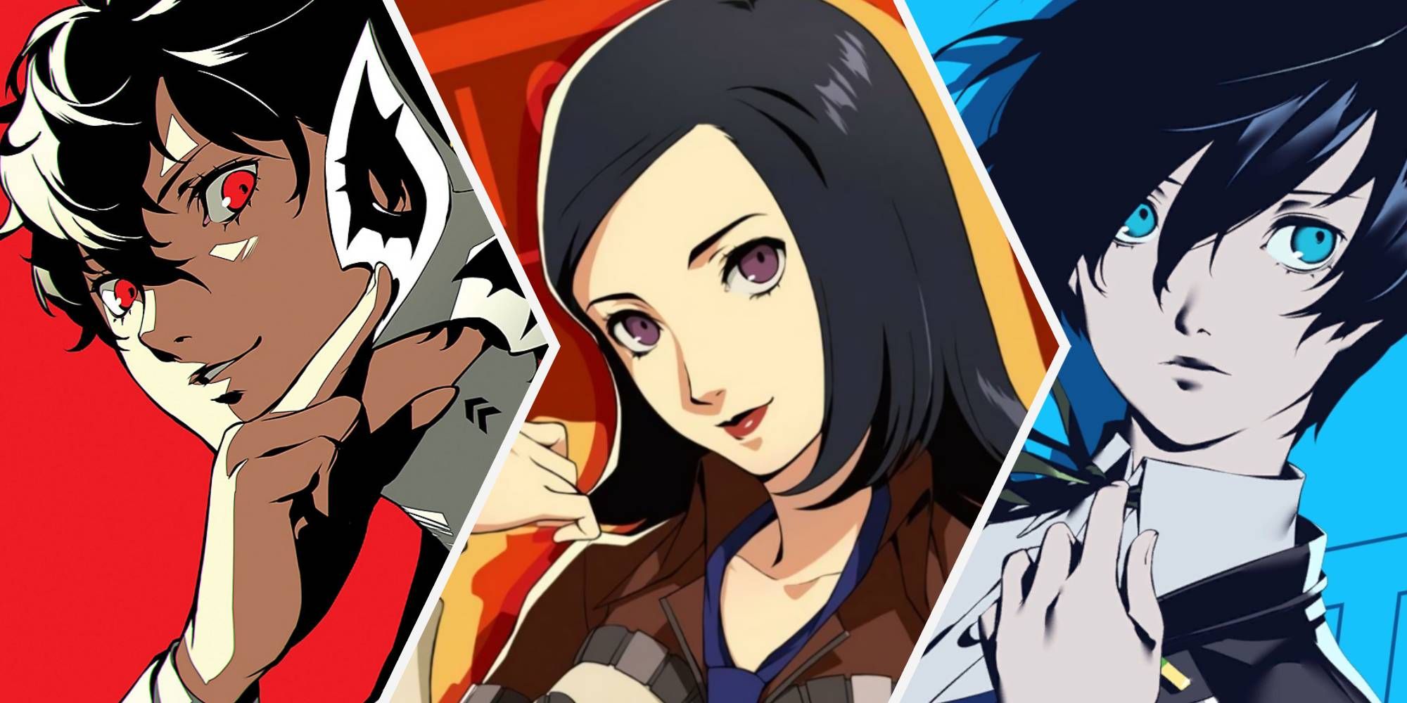 Persona characters Joker, Maya, and Makoto