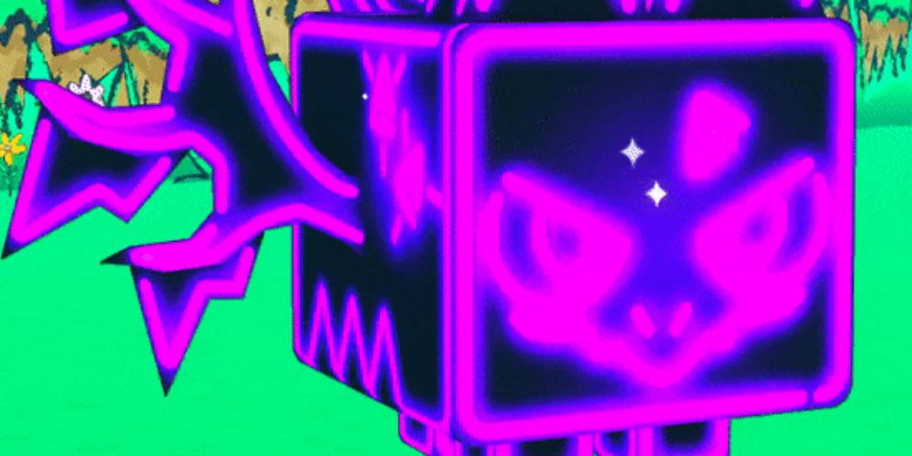 the Titanic Neon Agony in a BIG Games Promo image for Roblox Pet Simulator