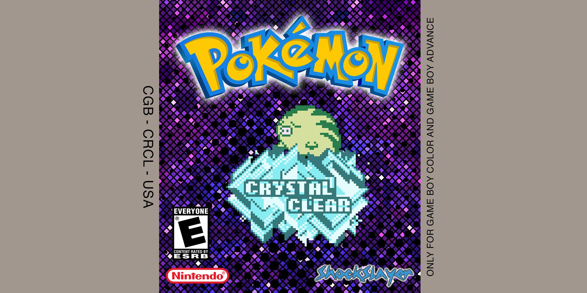 Pokemon Crystal Clear Cover Art With Swinub