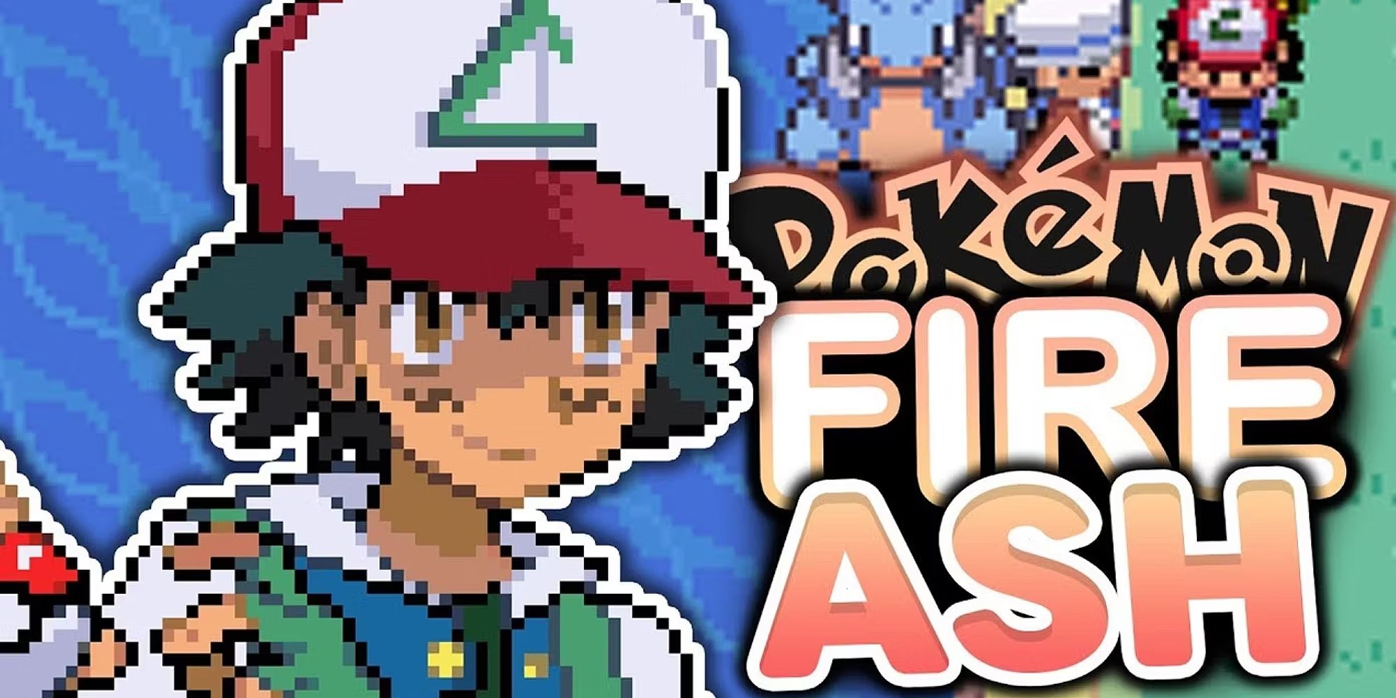 Pokemon Fire Ash Title Showing Ash