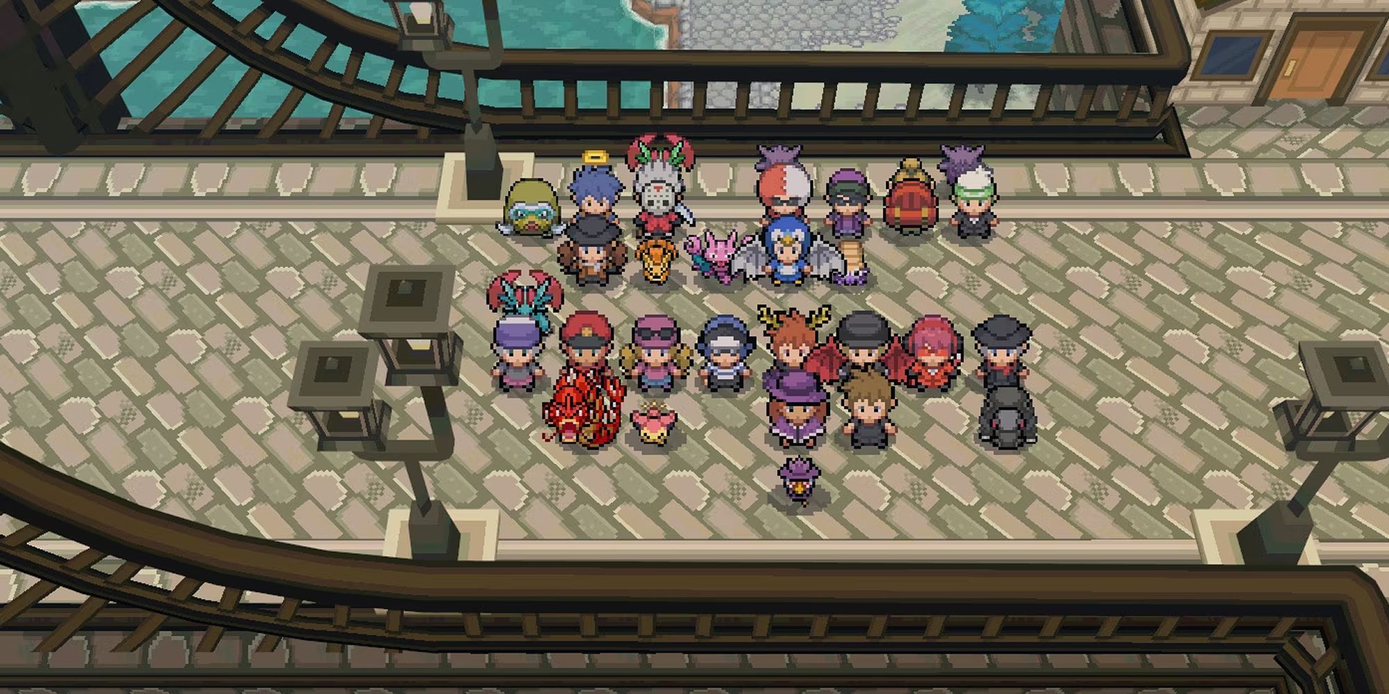 Pokemon MMO A Bunch Of Trainers Gathered