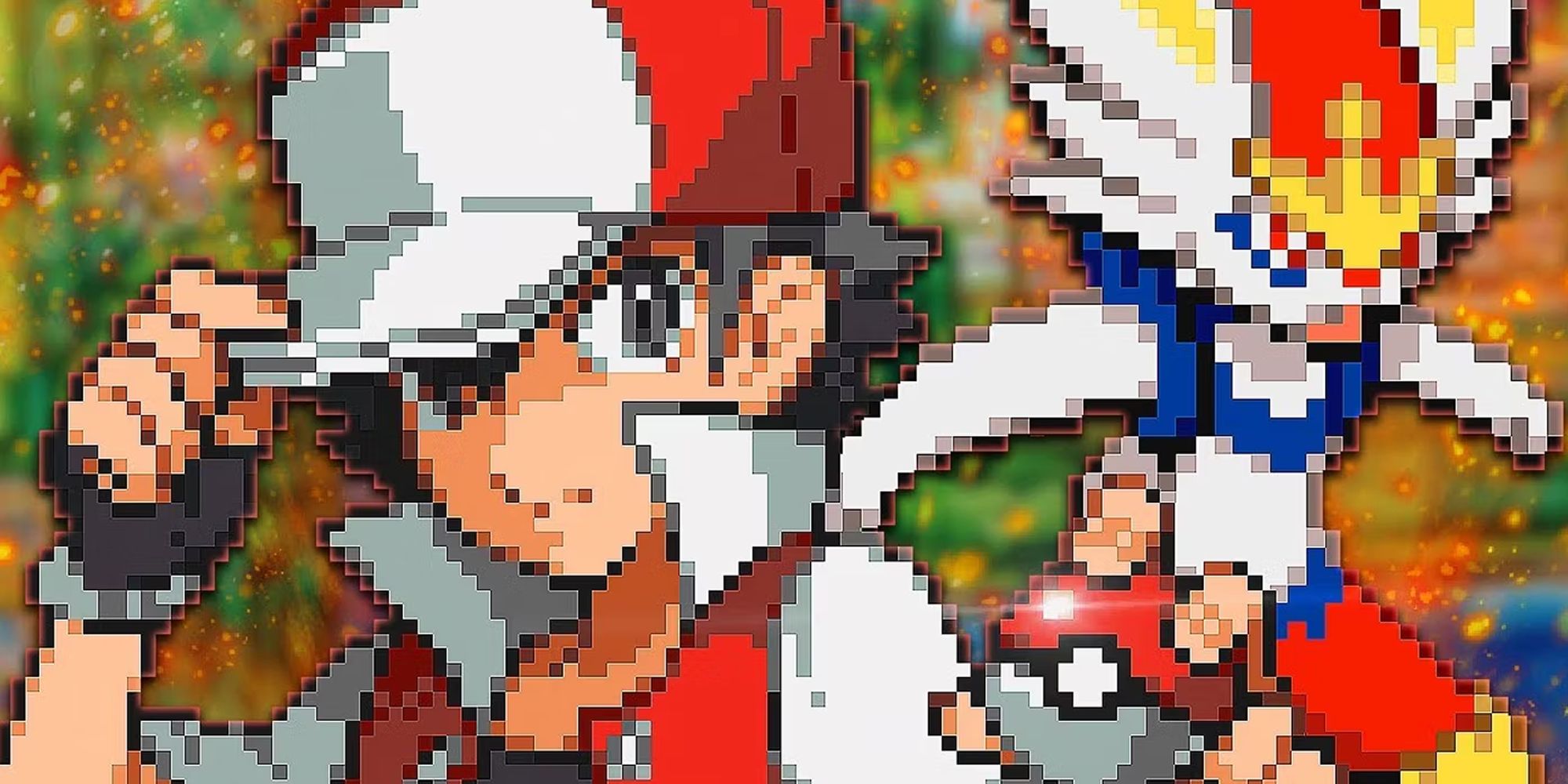 Pokemon Radical Red Showing Red With Pokemon