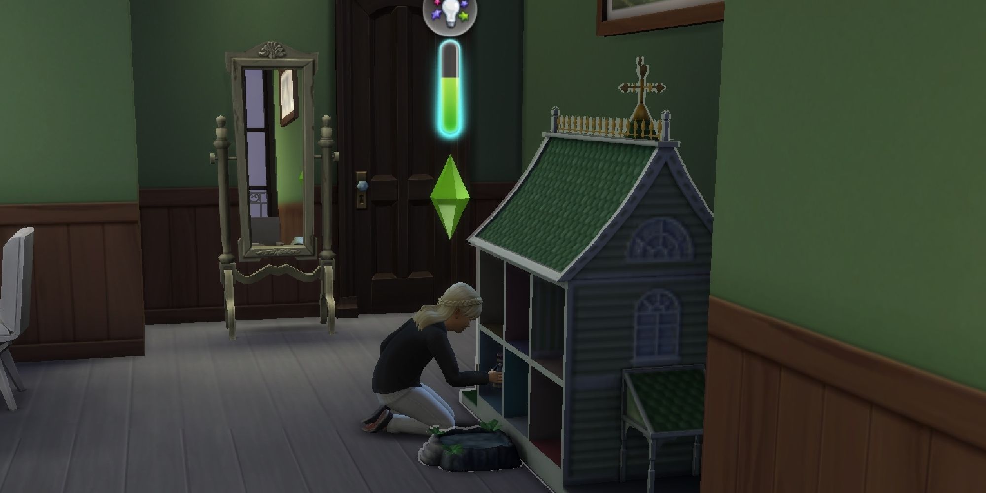 sims 4 child playing in room
