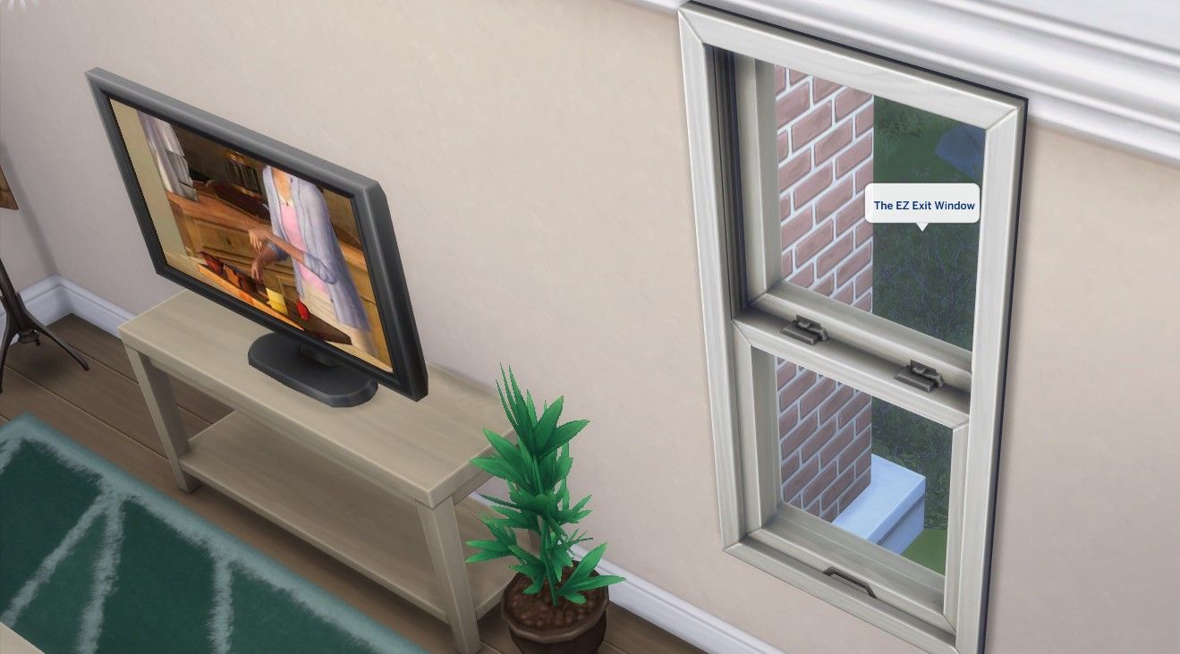 sims 4 ez exit window how to sneak out ts4