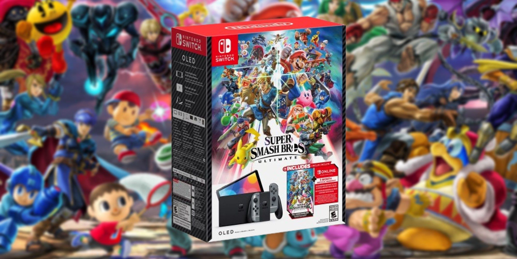 Nintendo's Smash Ultimate OLED Switch Bundle Already On Sale At GameStop