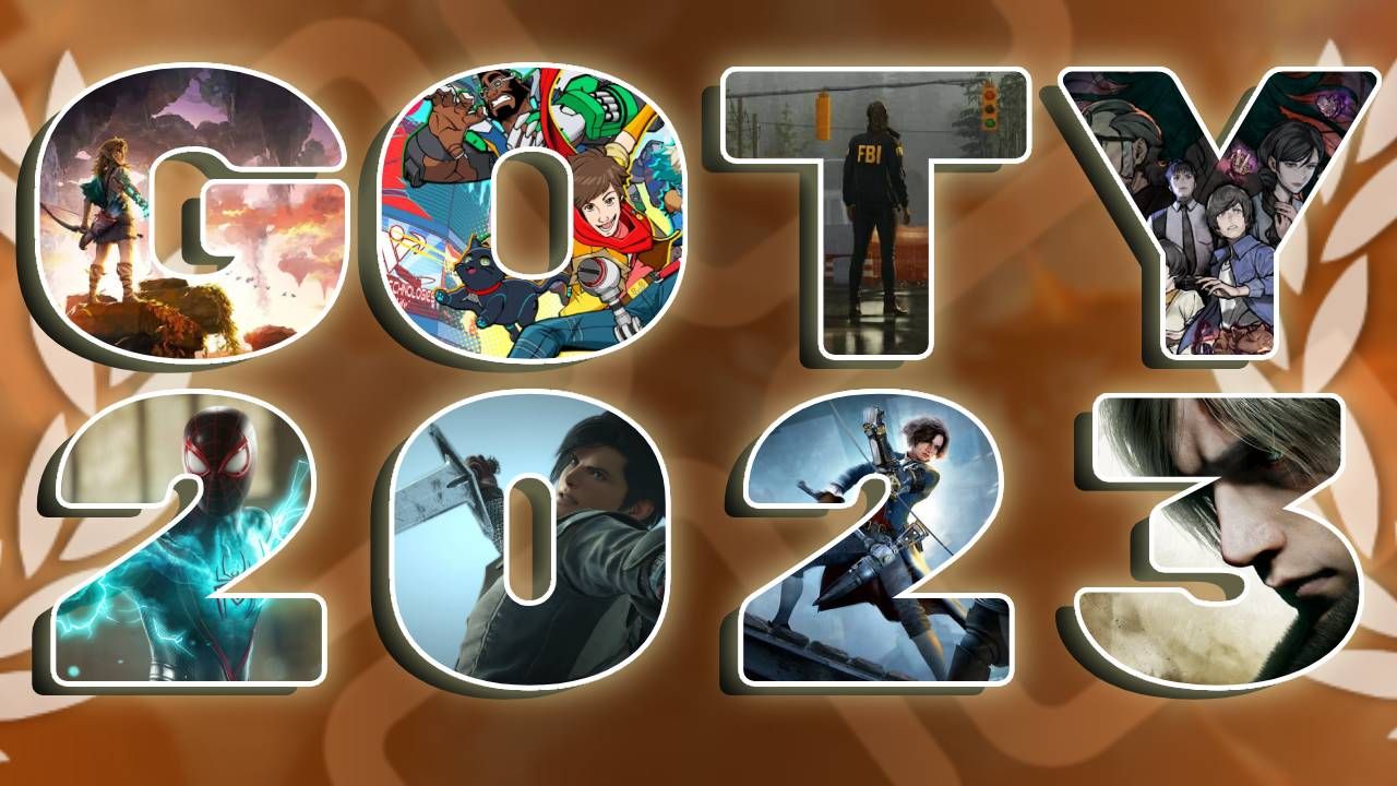 TG GOTY 2023 THUMBNAIL Letters with game art in them