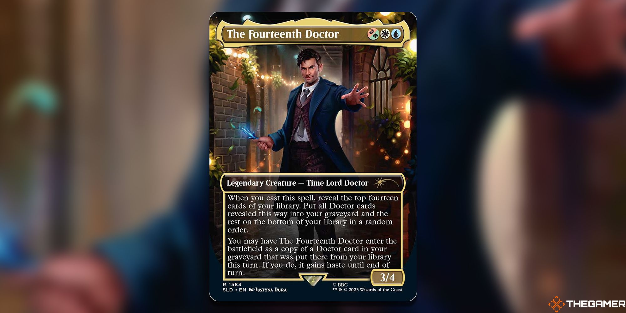 Mtg Reveals The First Cards From The Doctor Who Th Anniversary Secret Lair