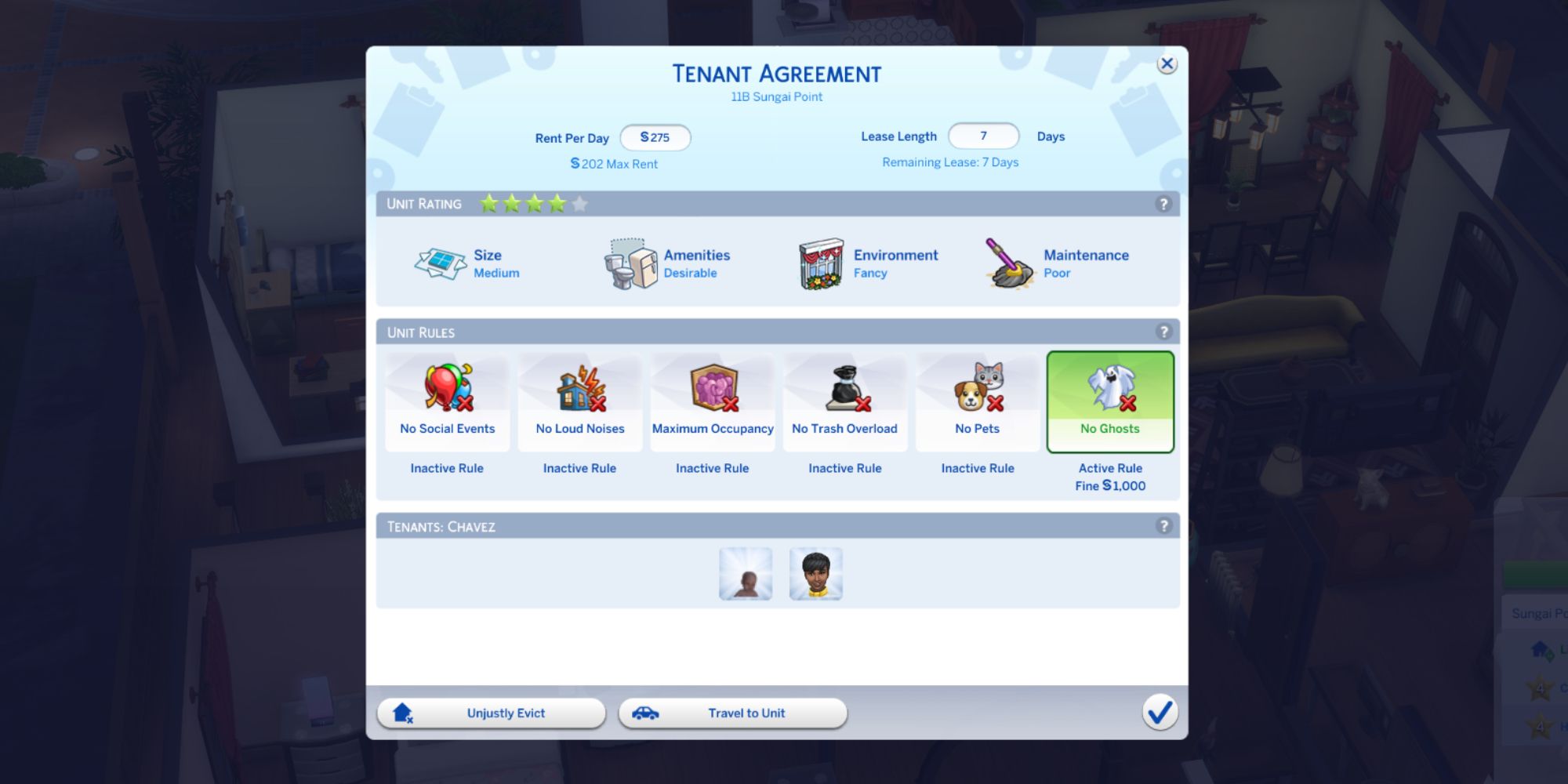 How To Increase Unit Rating In The Sims 4: For Rent