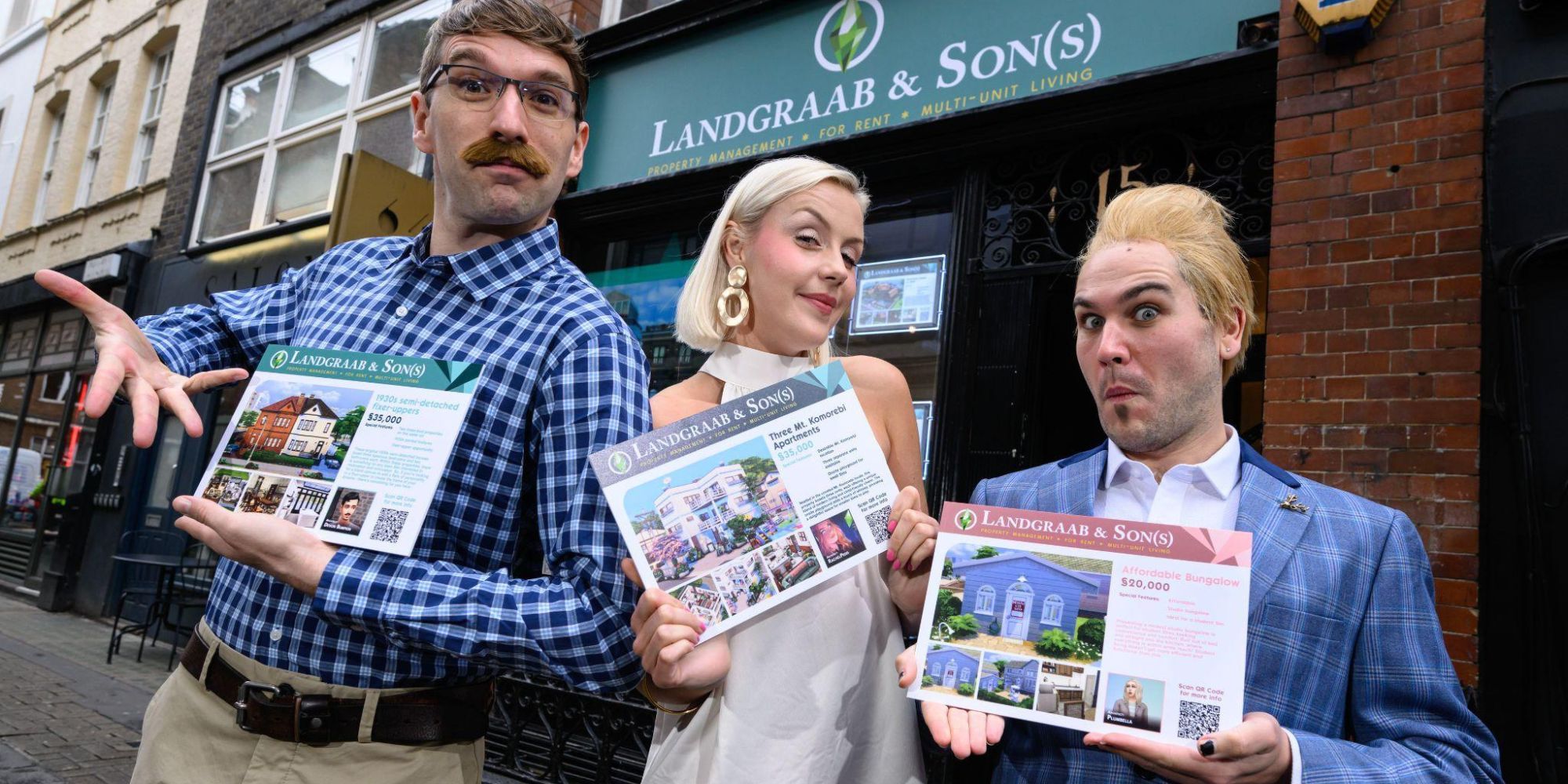 Landgraab & Son(s) estate agents pop up in London for The Sims 4 For Rent.