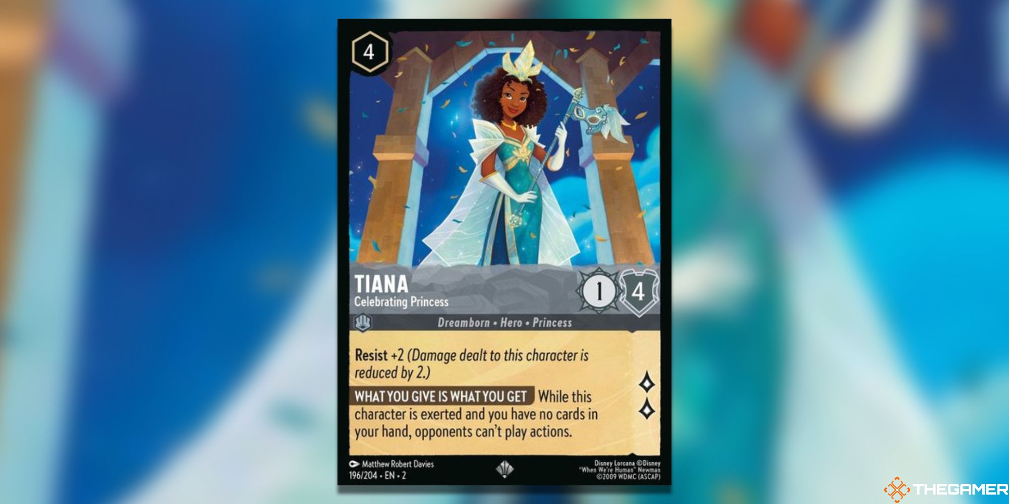Tiana, Celebrating Princess Card