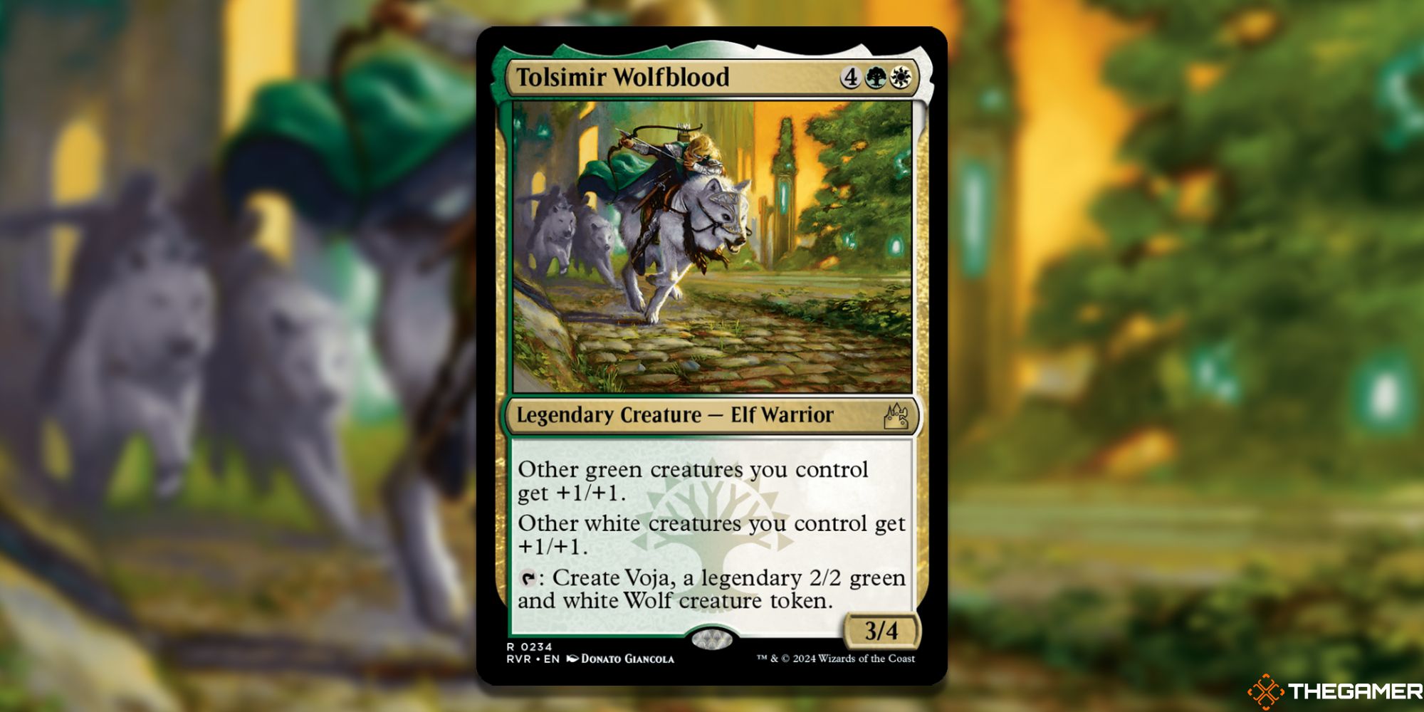 MTG: Tolsimir Wolfblood card